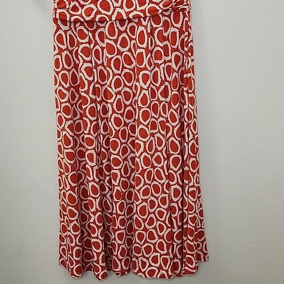 NWOT BODEN Kassidy Jersey DressRed Patterned Midi Dress Sz 10 -  threedaughtersproperties.com